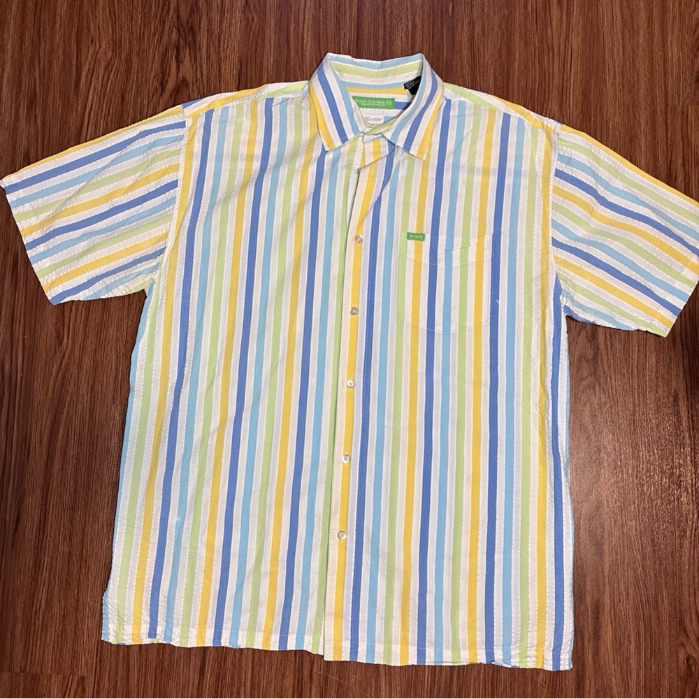 Enyce Button Up shirt Multi Color  Size Large